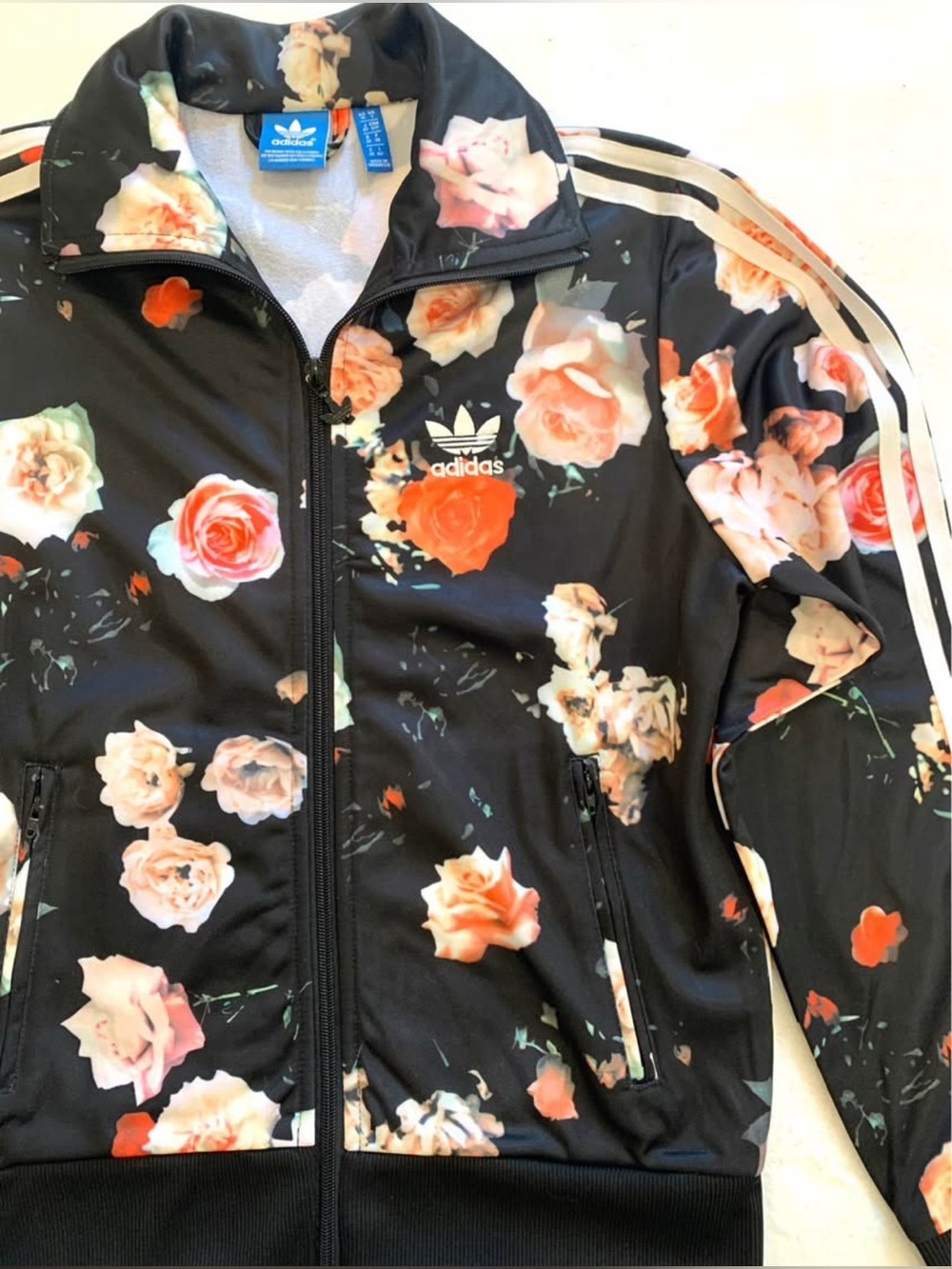 Adidas Firebird floral track jacket NEW